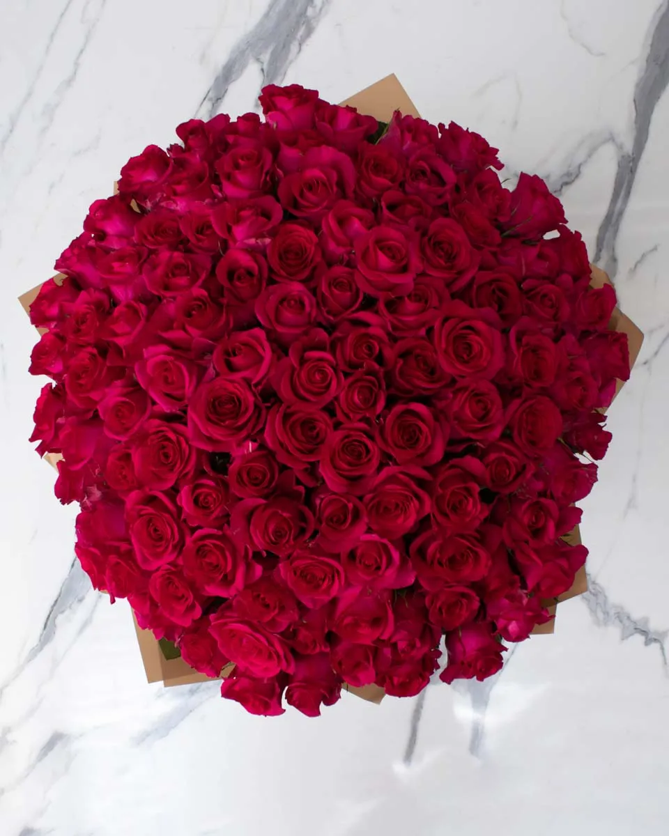 100 cerise roses detailed copy