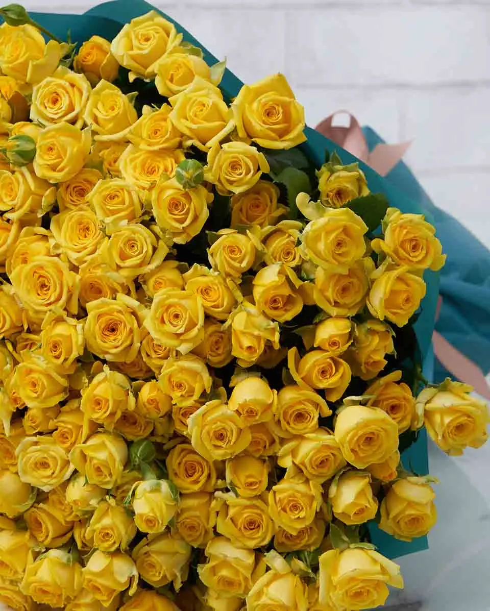 Bright Yellow 48 Blue Details