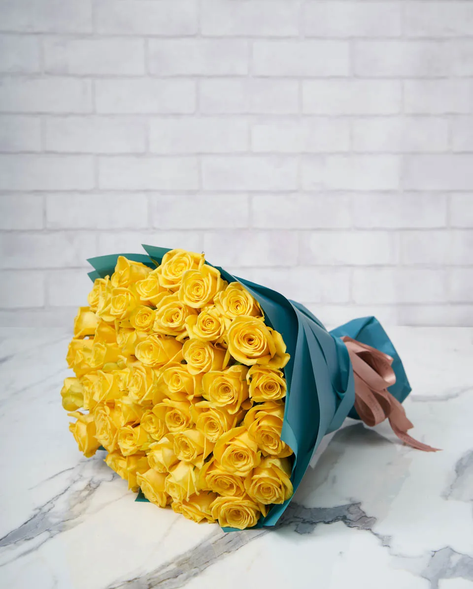 Cheerful Yellow  48 Blue