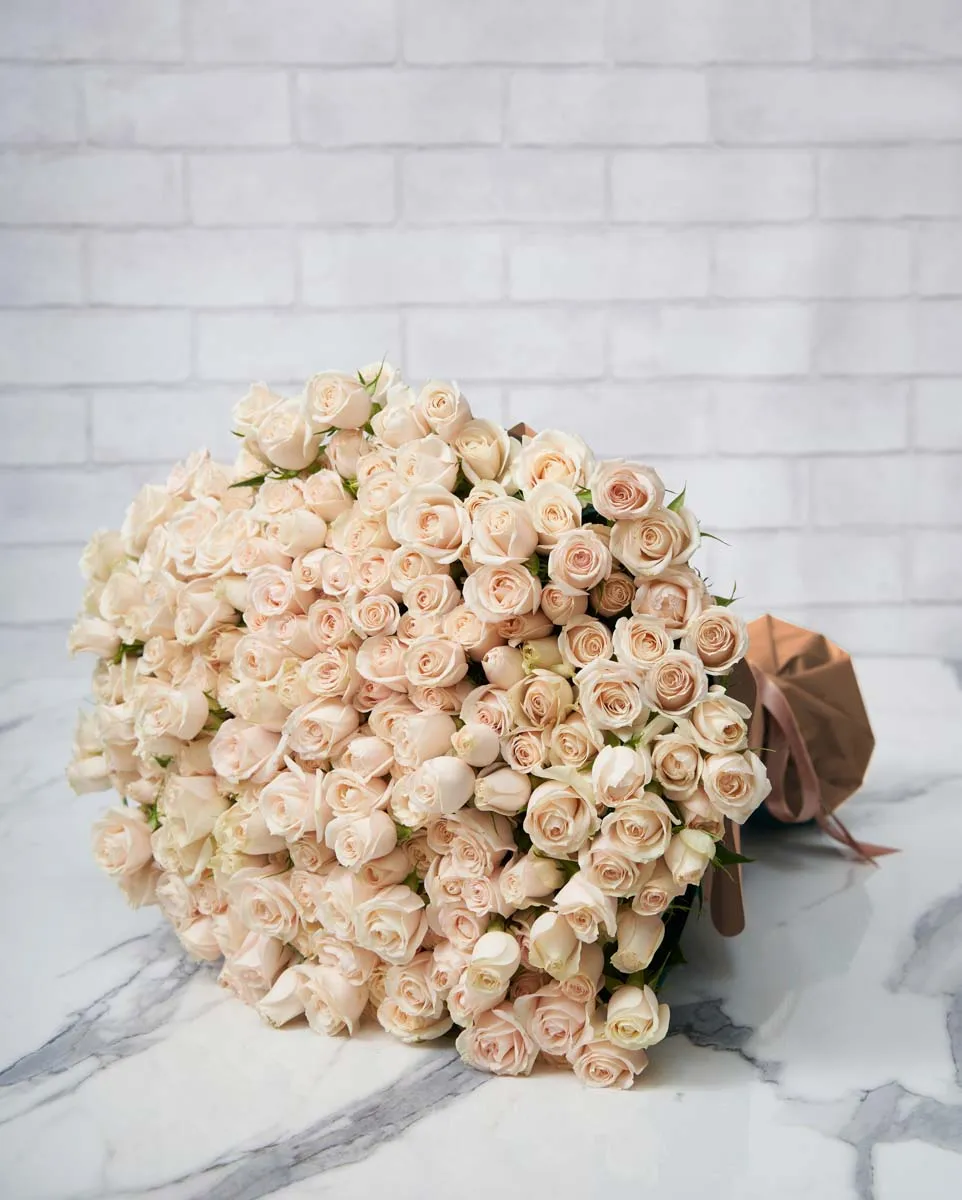 Marvelous Bouquet Brown Wrap