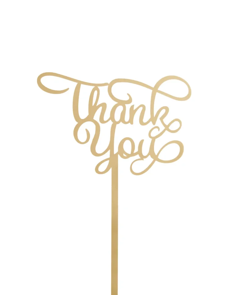 Thank You Gold2 2025