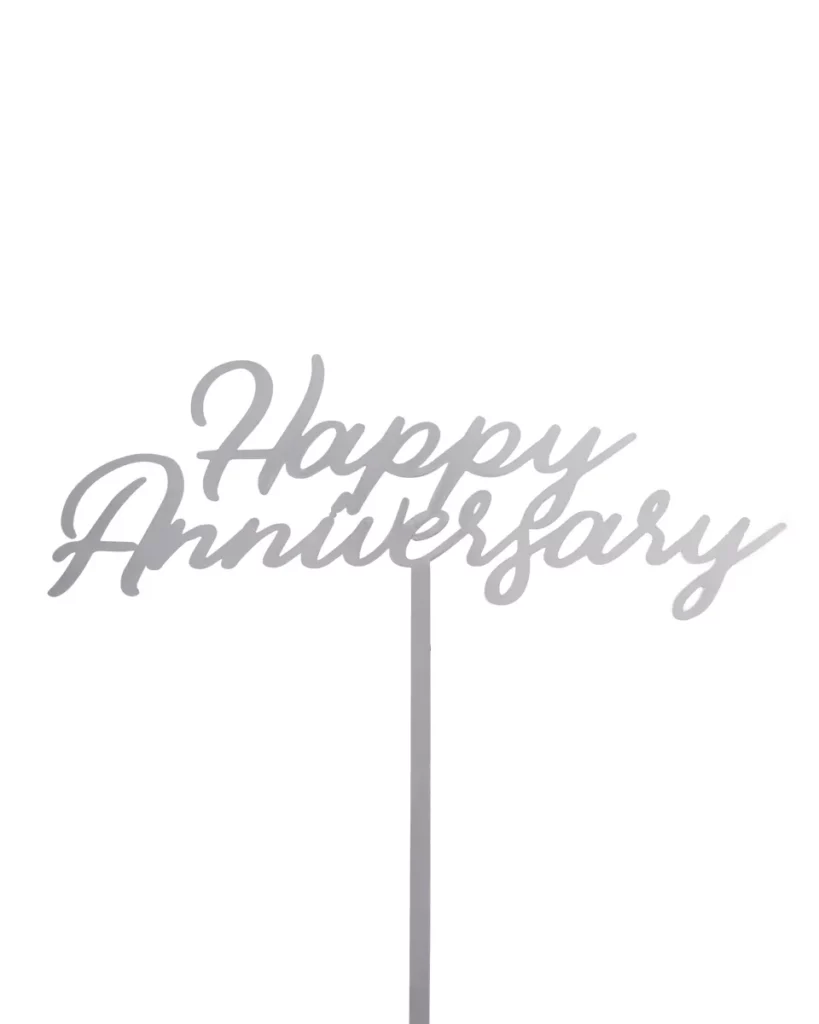 Happy Anniversary topper
