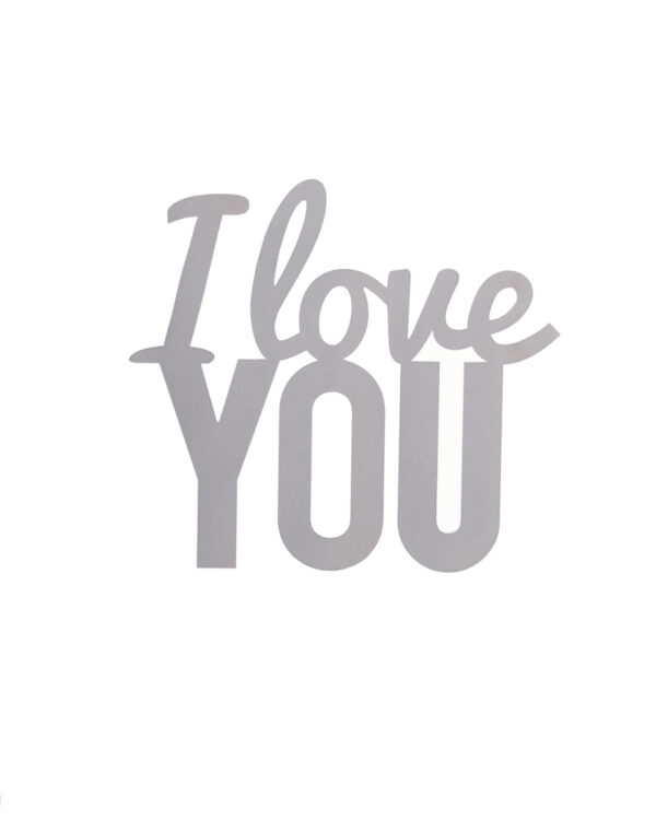 ilove you topper