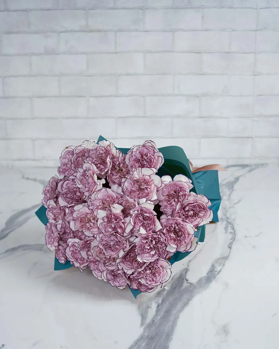 Special Carnation Damascus  48 stems  BLUE