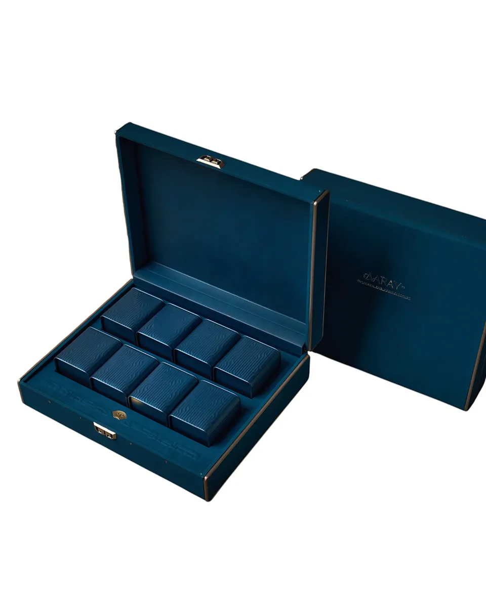 LUXURY SIGNATURE TINS BOX   TEAL