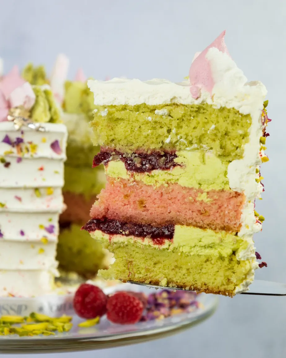 Rose Pistachio Cake