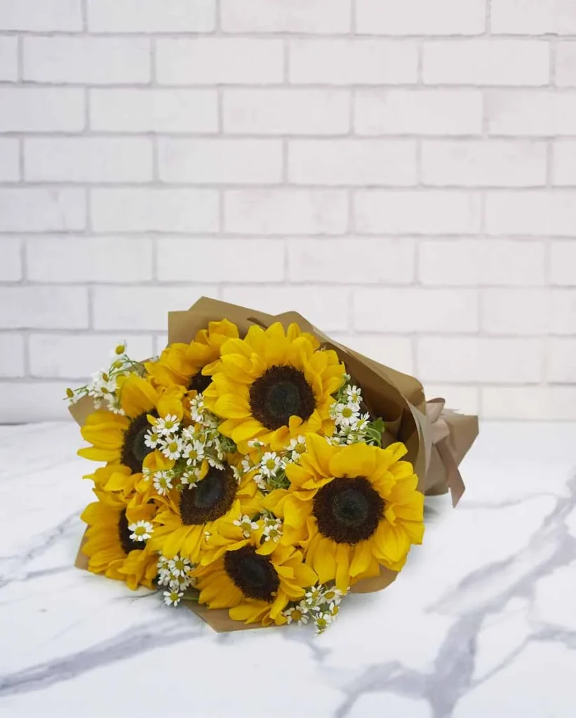 Cheers for Sunflower Beige Wrap
