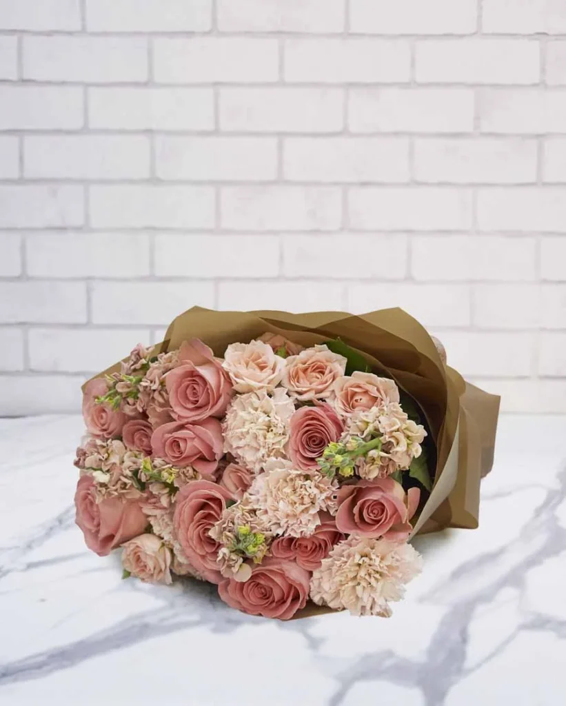 Sweet Peach Beige Wrap